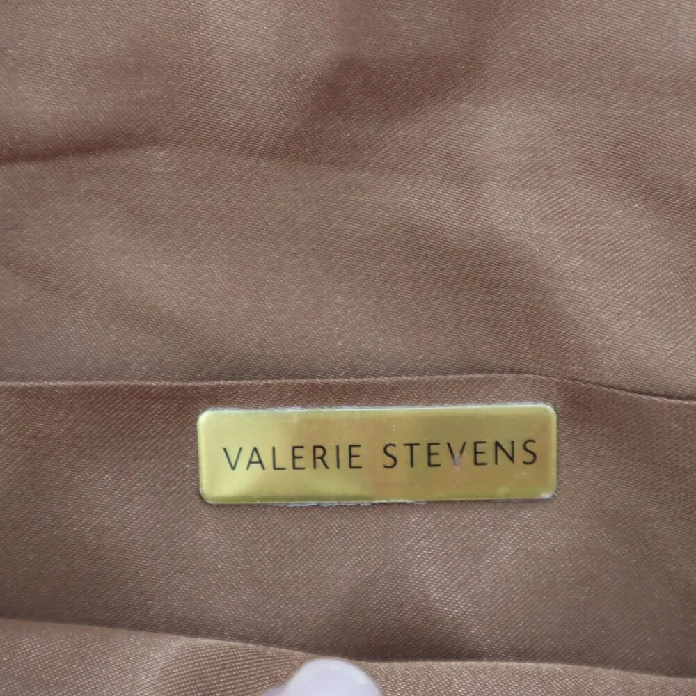 Valerie Stevens Embellished Purse Women O/S Brown Boho Chic Art To Wear Festival